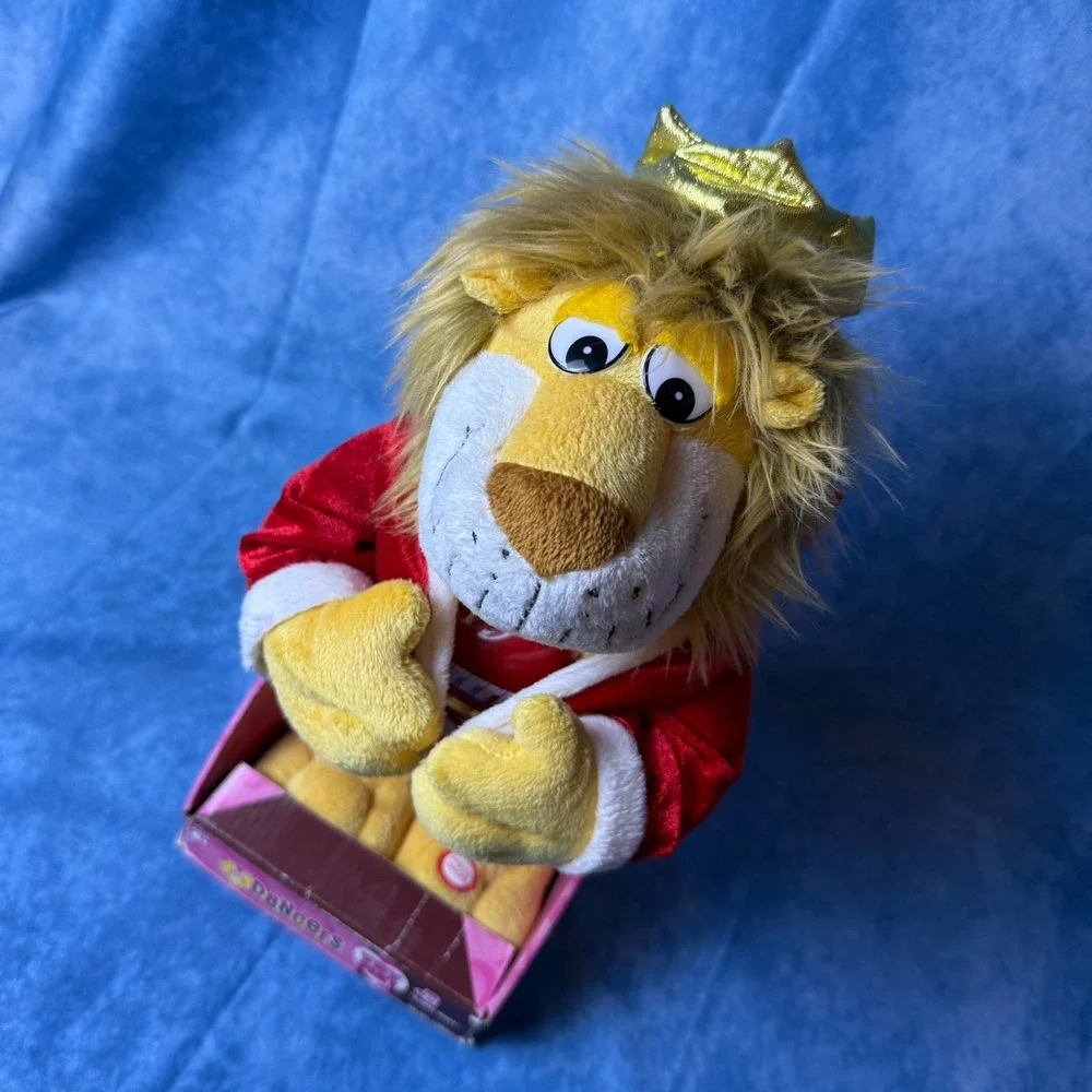 Vintage Flirty Dancers Singing Lion Plush Animated Valentine's CVS Tested Works
